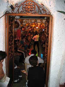 dancer in cave