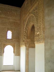 wall decoration in alhambra